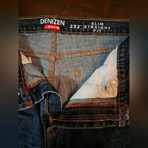 LEVI'S DENIZEN Mens Blue Jeans size: 36x34 - Picture 2 of 6